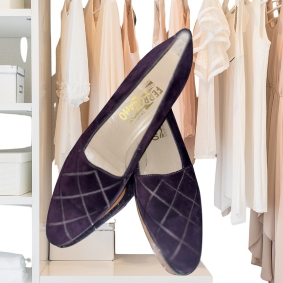 Salvatore Ferragamo Small Heeled Loafers, Size 9 - Picture 1 of 7